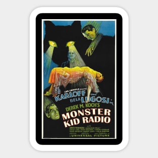 Black Cat on Monster Kid Radio Sticker